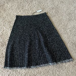 Milano Black and White Dotted Skirt
